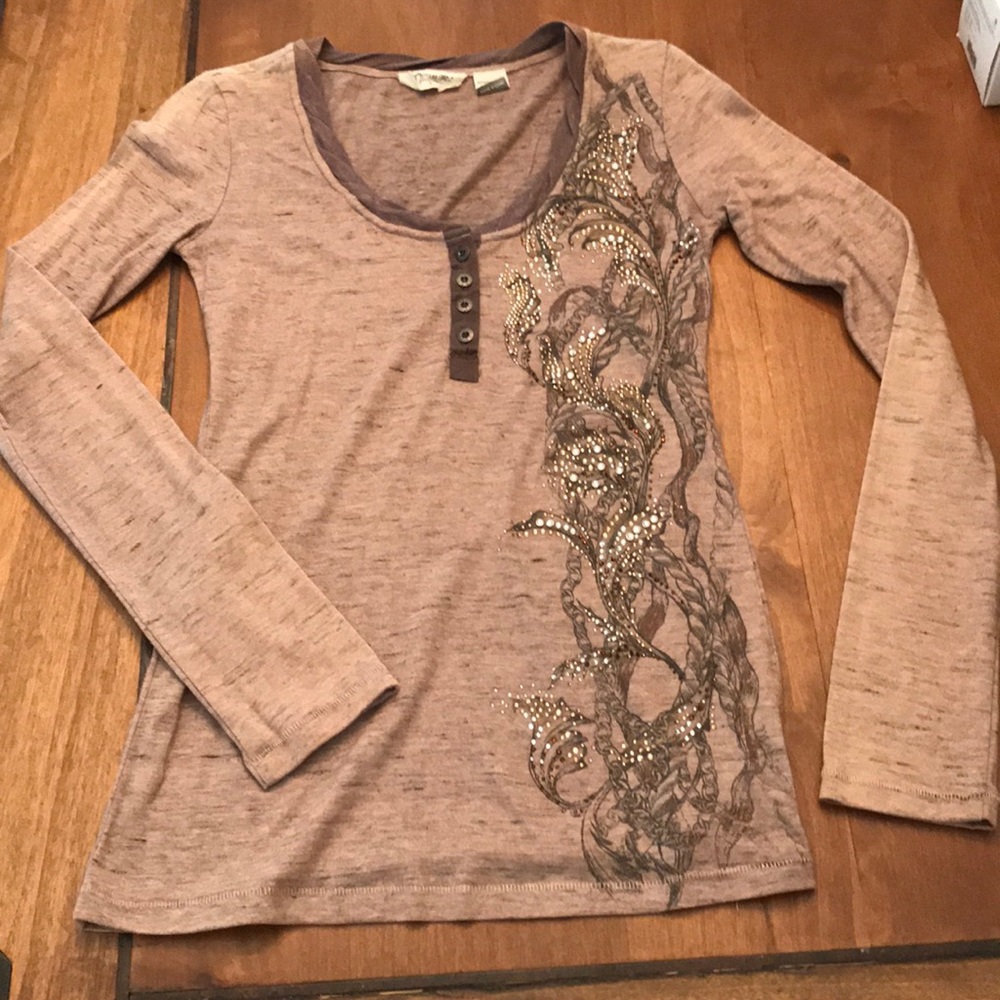 Miss Me Long Sleeve Tee Size Small
